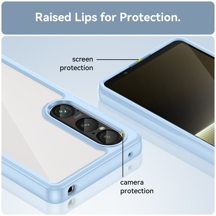 For Sony Xperia 1 VI Colorful Series Acrylic Hybrid TPU Phone Case