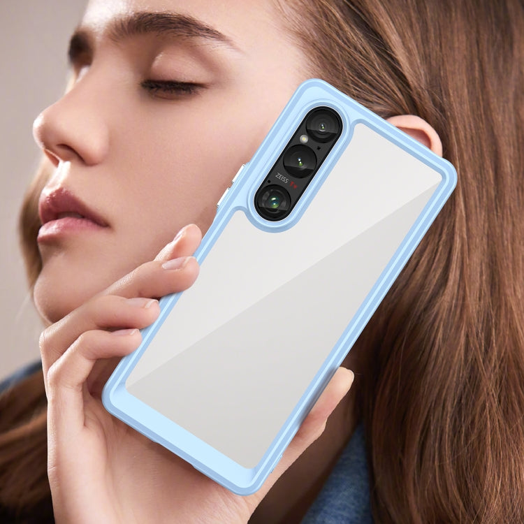 For Sony Xperia 1 VI Colorful Series Acrylic Hybrid TPU Phone Case