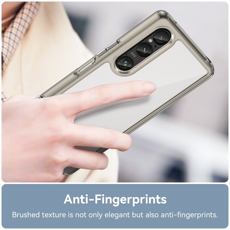 For Sony Xperia 1 VI Colorful Series Acrylic Hybrid TPU Phone Case
