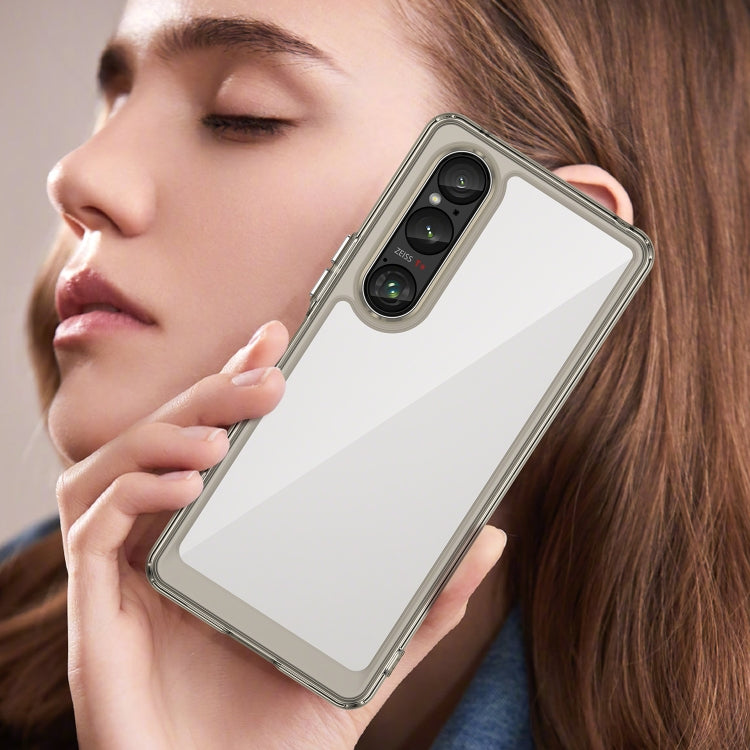 For Sony Xperia 1 VI Colorful Series Acrylic Hybrid TPU Phone Case