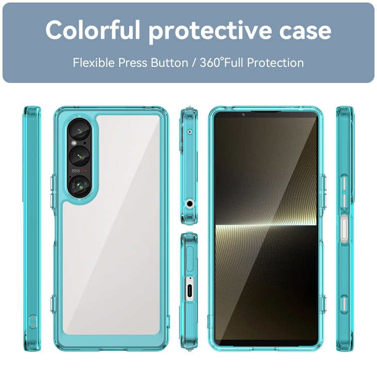 For Sony Xperia 1 VI Colorful Series Acrylic Hybrid TPU Phone Case