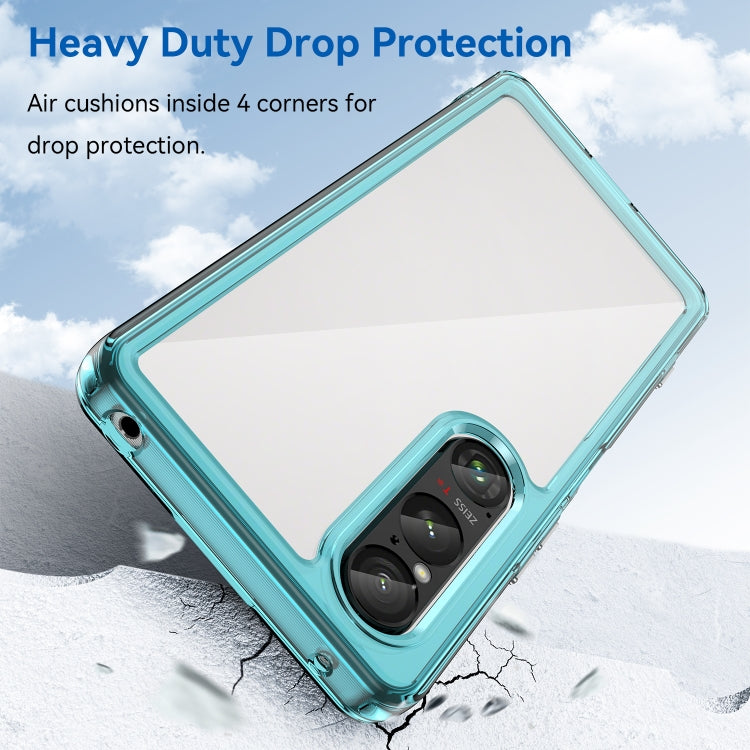 For Sony Xperia 1 VI Colorful Series Acrylic Hybrid TPU Phone Case