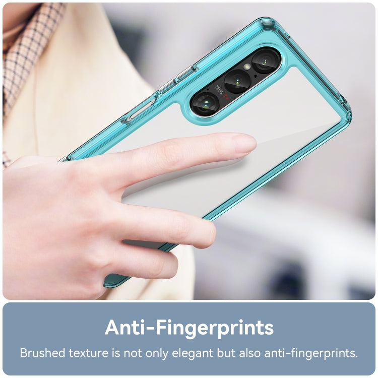 For Sony Xperia 1 VI Colorful Series Acrylic Hybrid TPU Phone Case