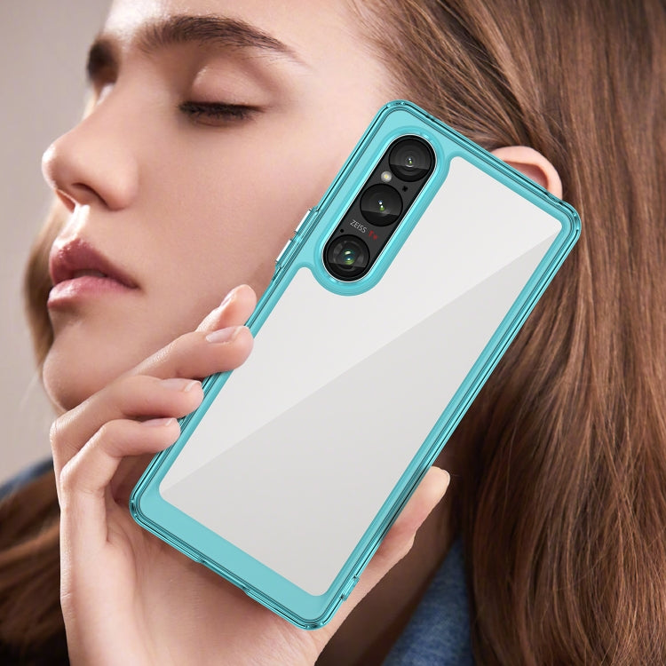For Sony Xperia 1 VI Colorful Series Acrylic Hybrid TPU Phone Case
