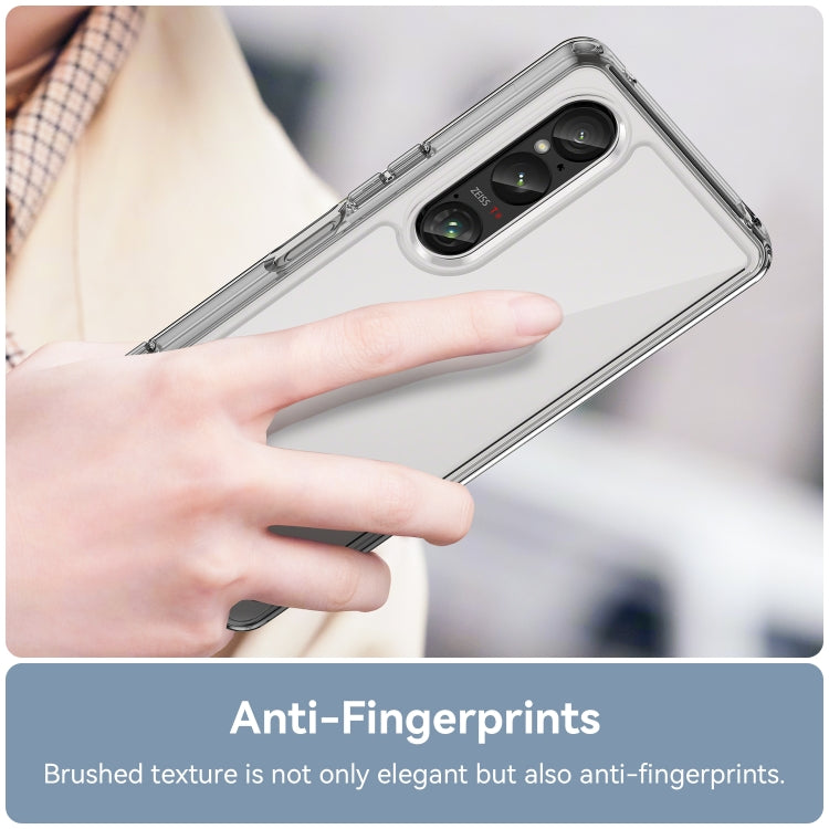 For Sony Xperia 1 VI Colorful Series Acrylic Hybrid TPU Phone Case