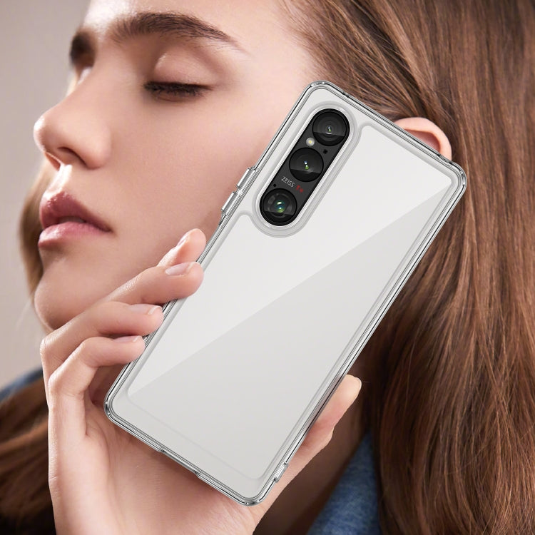 For Sony Xperia 1 VI Colorful Series Acrylic Hybrid TPU Phone Case
