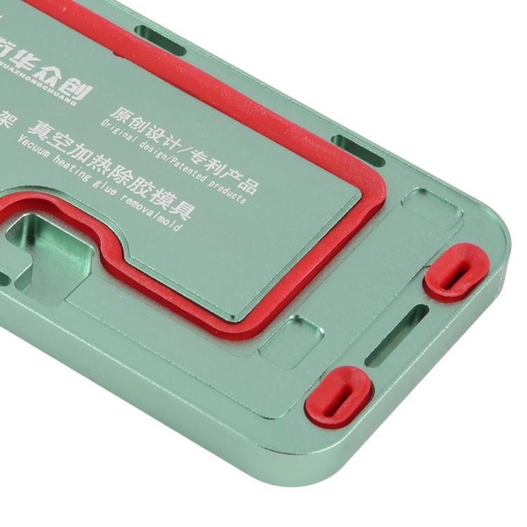 For iPhone 16 LCD Screen Frame Vacuum Heating Glue Removal Mold with Holder