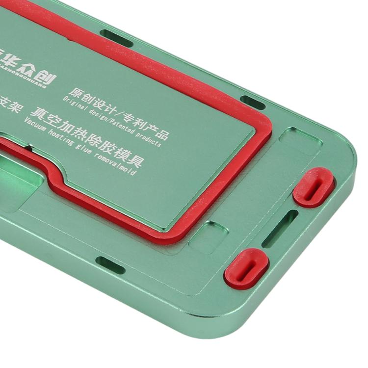 For iPhone 16 Plus LCD Screen Frame Vacuum Heating Glue Removal Mold with Holder
