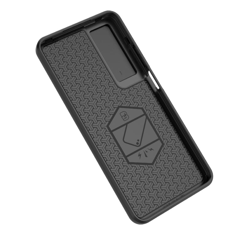 For Realme C65 4G Global Sliding Camshield TPU + PC Shockproof Phone Case with Holder