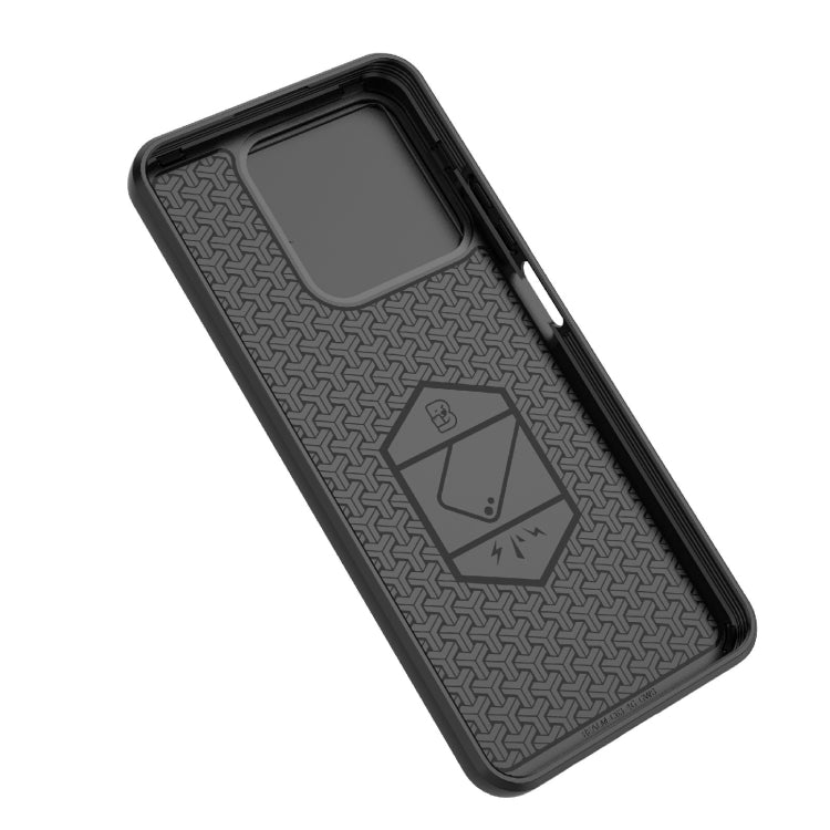 For Realme C63 4G Global Sliding Camshield TPU + PC Shockproof Phone Case with Holder