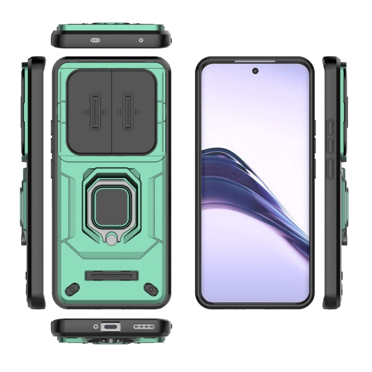 For Realme 13 Pro 5G Global Sliding Camshield TPU + PC Shockproof Phone Case with Holder