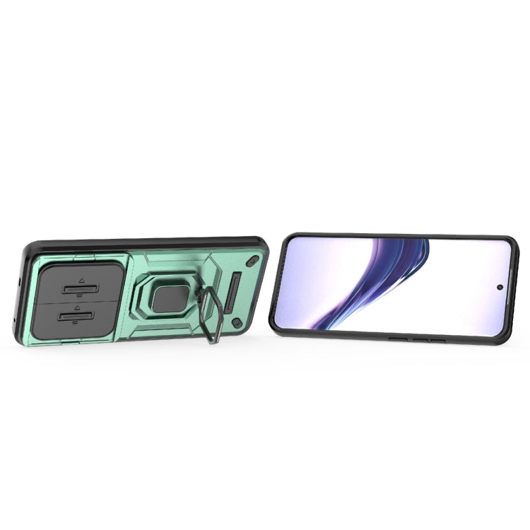 For Realme 13 Pro 5G Global Sliding Camshield TPU + PC Shockproof Phone Case with Holder
