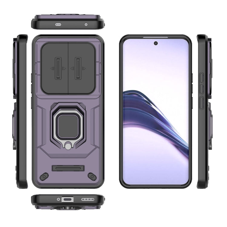 For Realme 13 Pro 5G Global Sliding Camshield TPU + PC Shockproof Phone Case with Holder