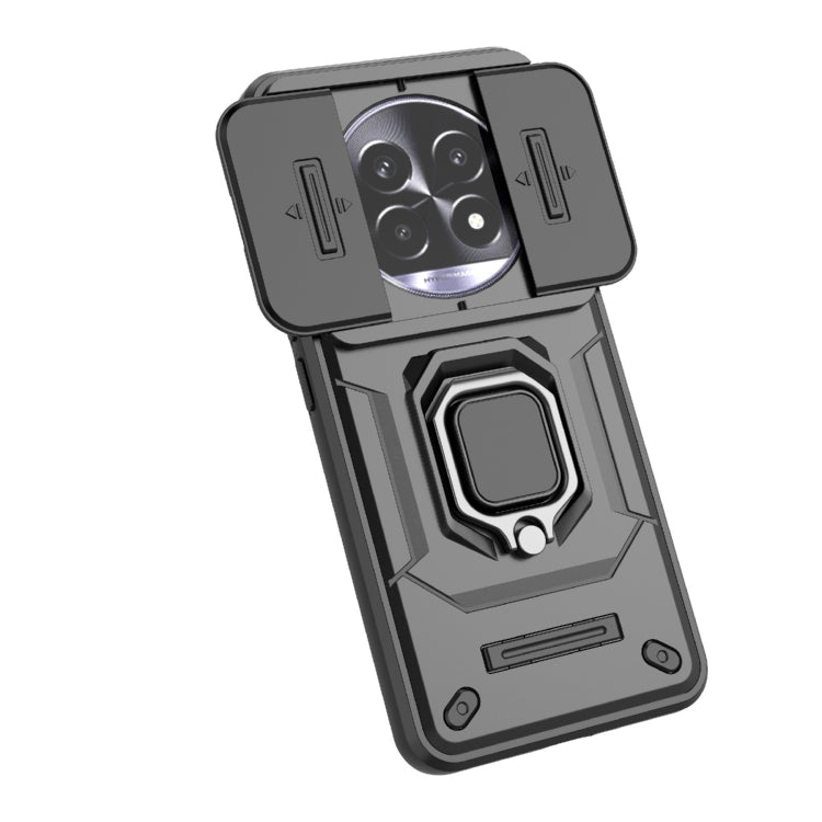 For Realme 13 Pro 5G Global Sliding Camshield TPU + PC Shockproof Phone Case with Holder