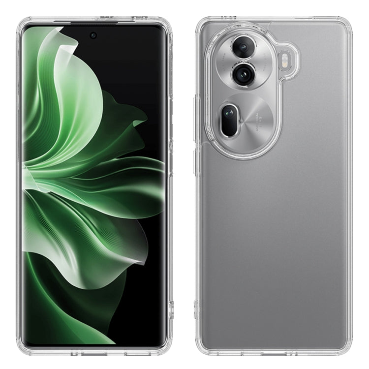 For OPPO Reno11 Pro 5G Global Scratchproof Acrylic TPU Phone Case - Transparent