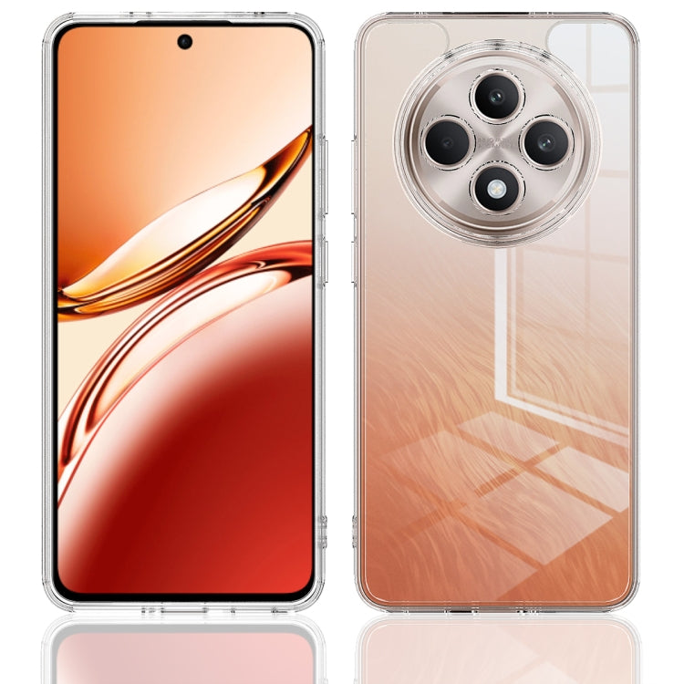 For OPPO Reno12 F 5G / F27 Scratchproof Acrylic TPU Phone Case - Transparent
