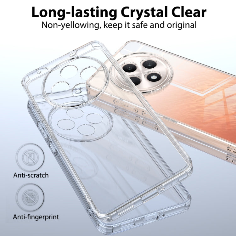 For OPPO Reno12 F 5G / F27 Scratchproof Acrylic TPU Phone Case - Transparent
