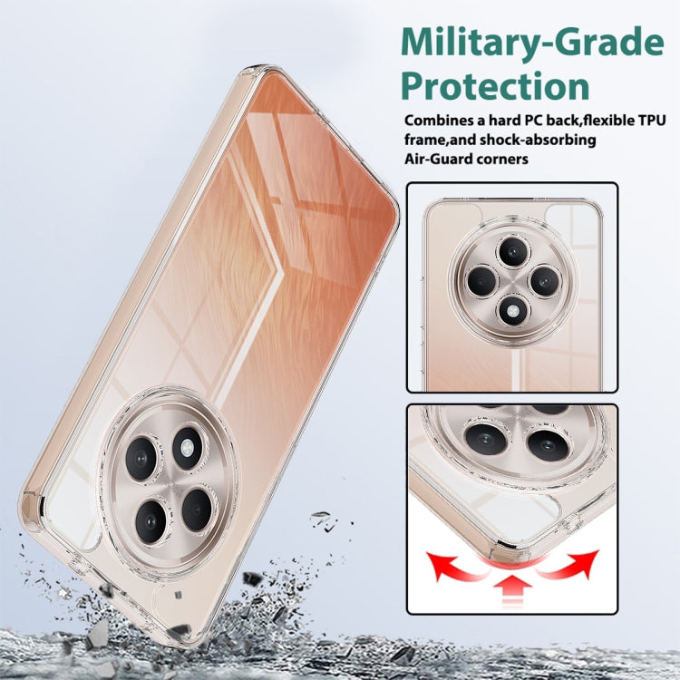 For OPPO Reno12 F 5G / F27 Scratchproof Acrylic TPU Phone Case - Transparent