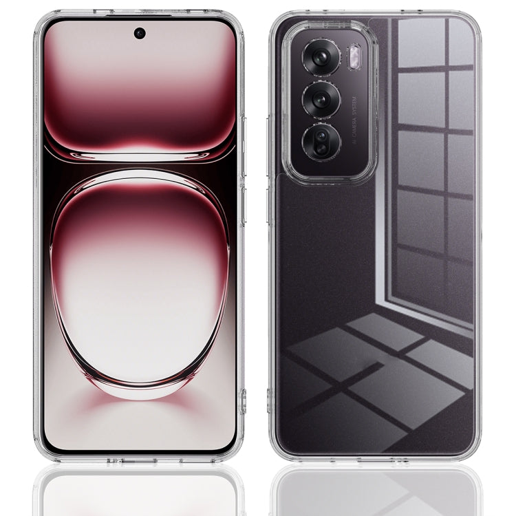 For OPPO Reno12 Pro 5G Global Scratchproof Acrylic TPU Phone Case - Transparent