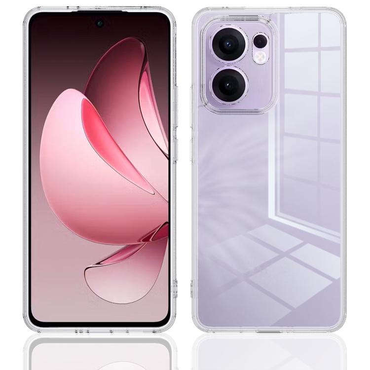 For OPPO Reno13 F 4G / 5G Scratchproof Acrylic TPU Phone Case - Transparent