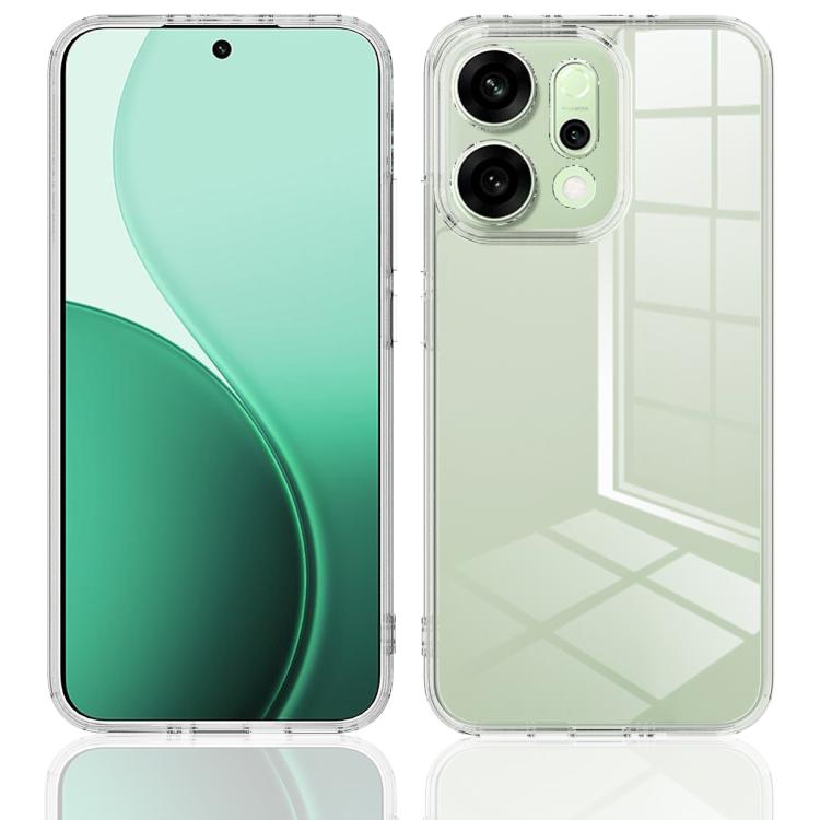 For OPPO Reno14 Pro 5G Global Scratchproof Acrylic TPU Phone Case - Transparent