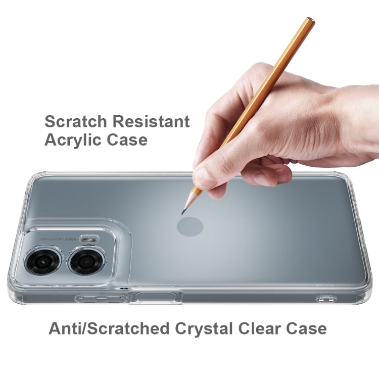 For Motorola Moto G24 Power Scratchproof Acrylic TPU Phone Case - Transparent
