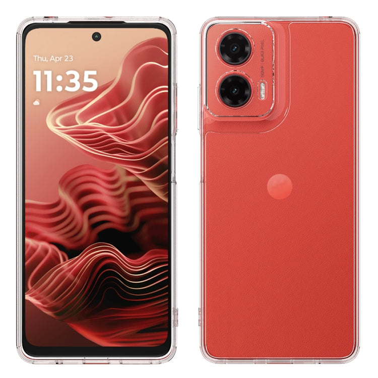 For Motorola Moto G35 Scratchproof Acrylic TPU Phone Case - Transparent