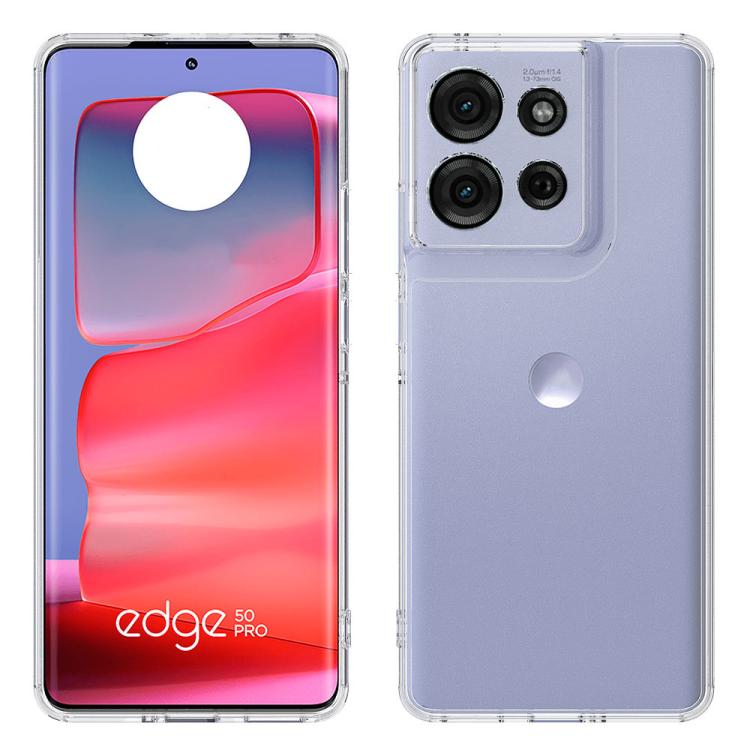For Motorola Moto G75 Scratchproof Acrylic TPU Phone Case - Transparent