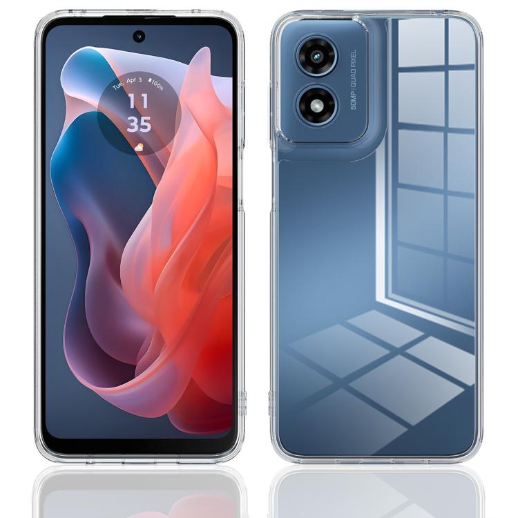 For Motorola Moto G Play 2024 Scratchproof Acrylic TPU Phone Case - Transparent