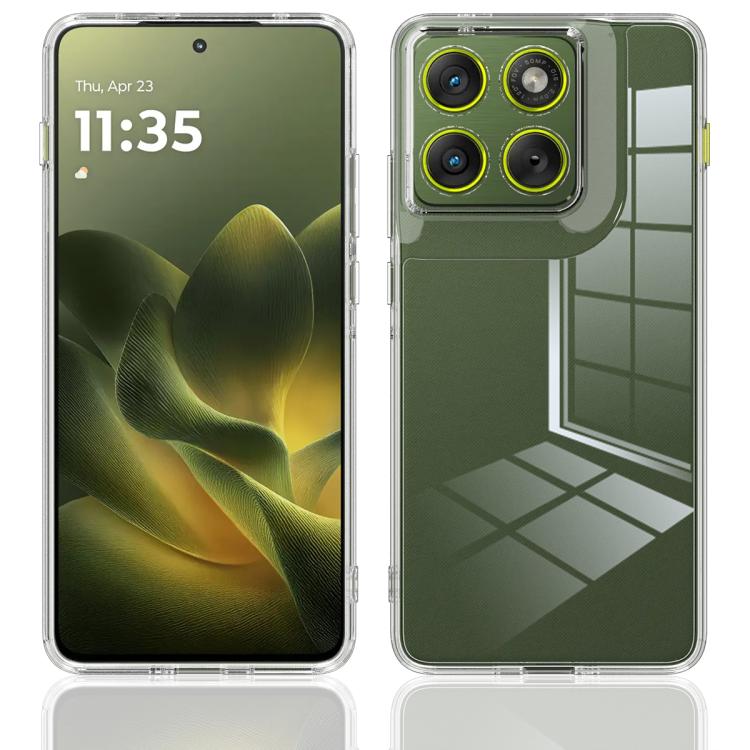 For Motorola Edge 70 5G Scratchproof Acrylic TPU Phone Case - Transparent