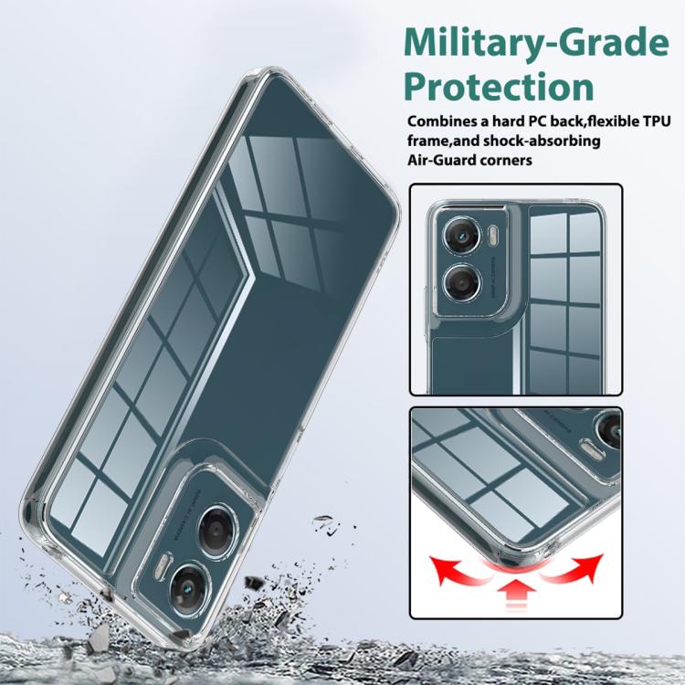 For Motorola Moto G06 / G06 Power 4G Scratchproof Acrylic TPU Phone Case - Transparent