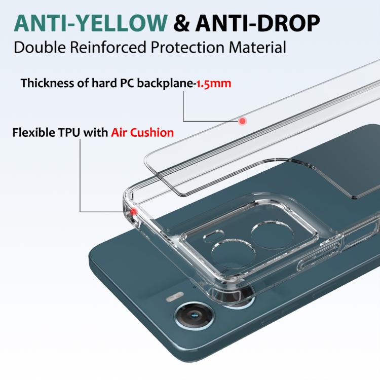 For Motorola Moto G06 / G06 Power 4G Scratchproof Acrylic TPU Phone Case - Transparent