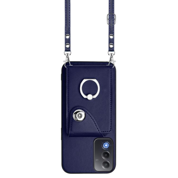 For OPPO A3 Pro Global / A3 Energy Organ Card Bag Ring Holder Phone Case with Long Lanyard