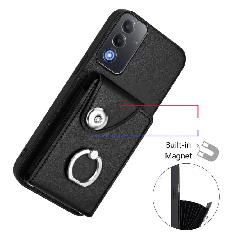 For OPPO A3 Pro Global / A3 Energy Organ Card Bag Ring Holder Phone Case with Long Lanyard
