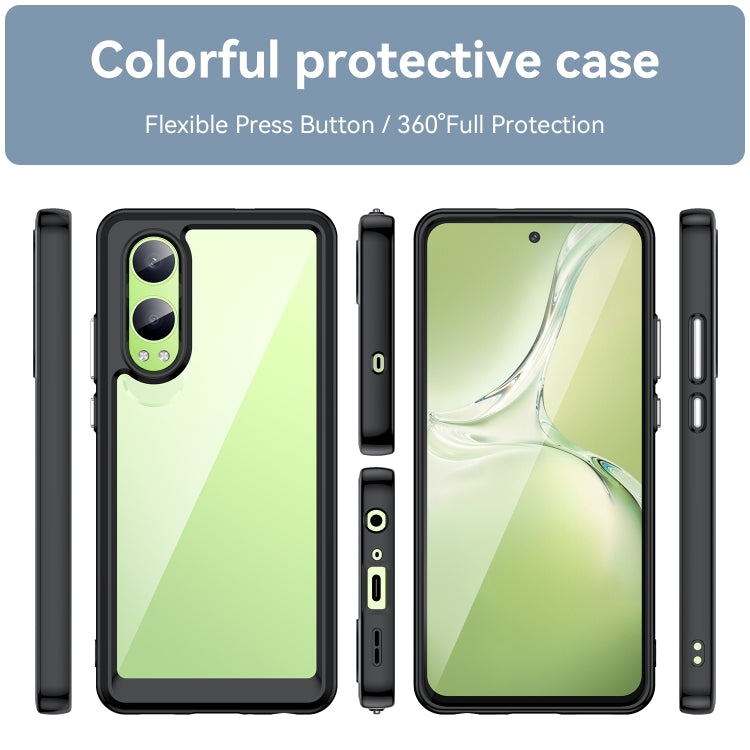 For OnePlus Nord CE4 Lite Colorful Series Acrylic Hybrid TPU Phone Case