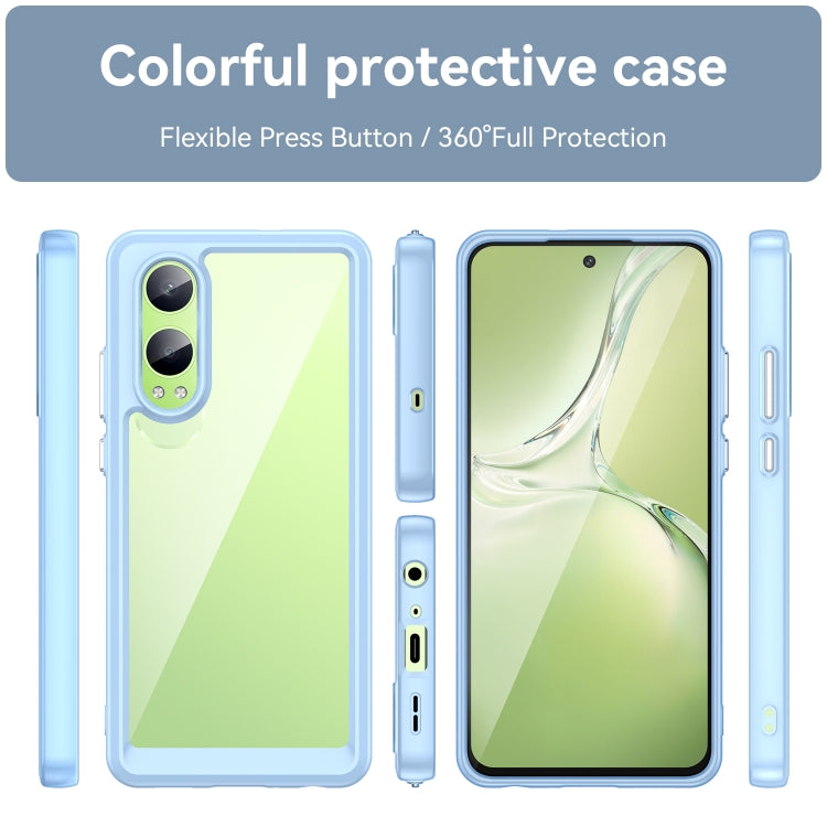For OnePlus Nord CE4 Lite Colorful Series Acrylic Hybrid TPU Phone Case