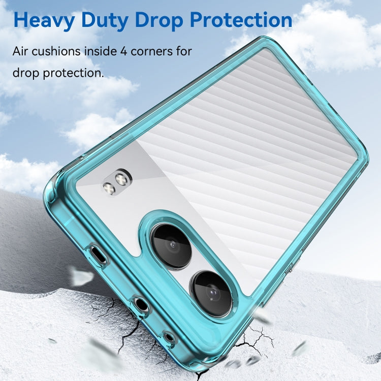 For OnePlus Nord 4 Colorful Series Acrylic Hybrid TPU Phone Case
