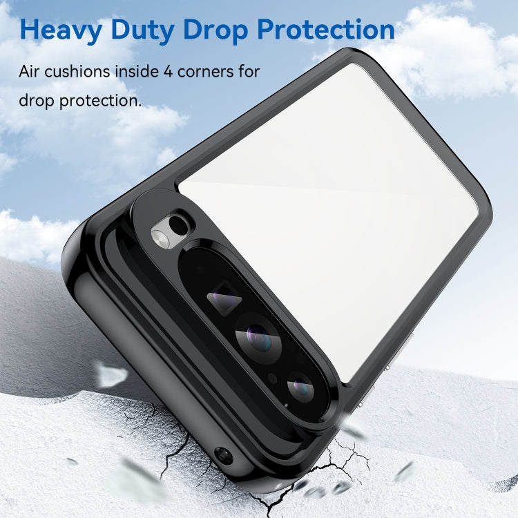 For Google Pixel 9 Pro XL Colorful Series Acrylic Hybrid TPU Phone Case