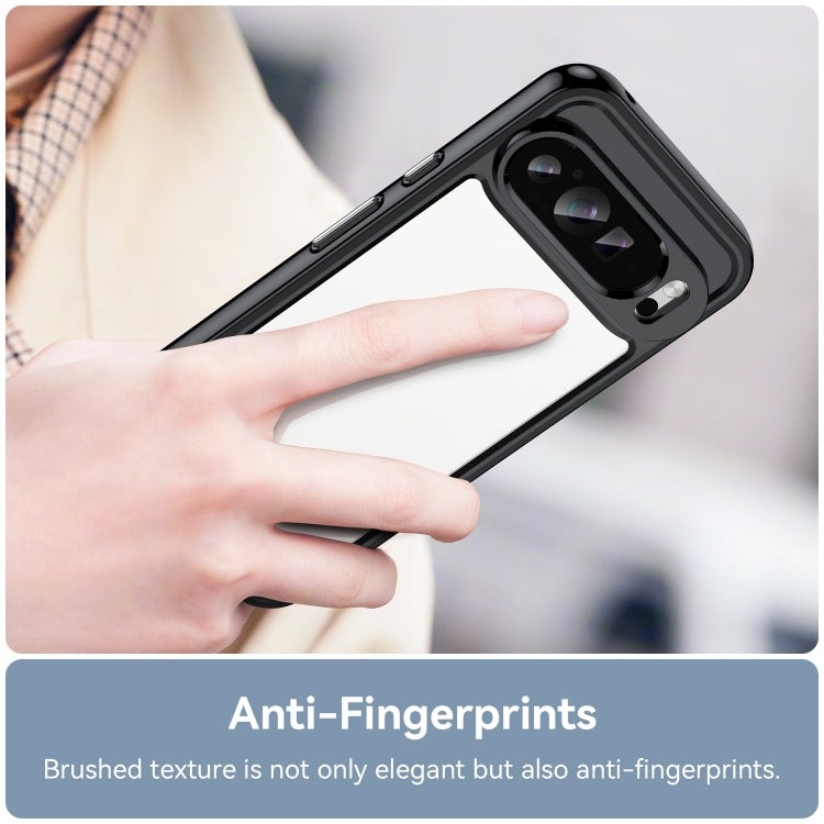 For Google Pixel 9 Pro XL Colorful Series Acrylic Hybrid TPU Phone Case