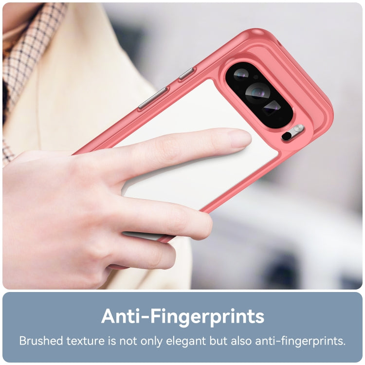 For Google Pixel 9 Pro XL Colorful Series Acrylic Hybrid TPU Phone Case