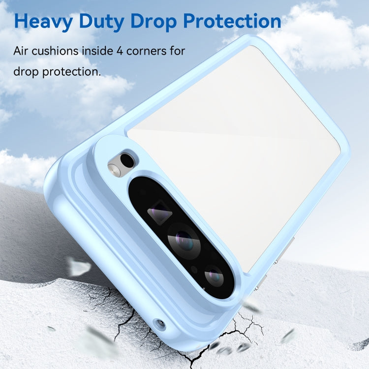 For Google Pixel 9 Pro XL Colorful Series Acrylic Hybrid TPU Phone Case