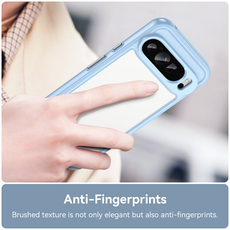 For Google Pixel 9 Pro XL Colorful Series Acrylic Hybrid TPU Phone Case