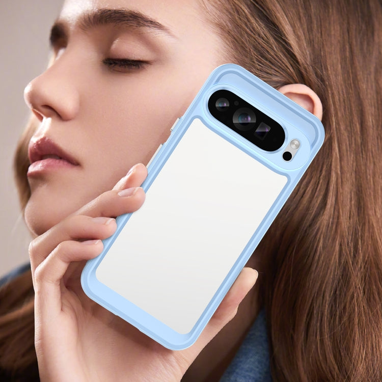 For Google Pixel 9 Pro XL Colorful Series Acrylic Hybrid TPU Phone Case