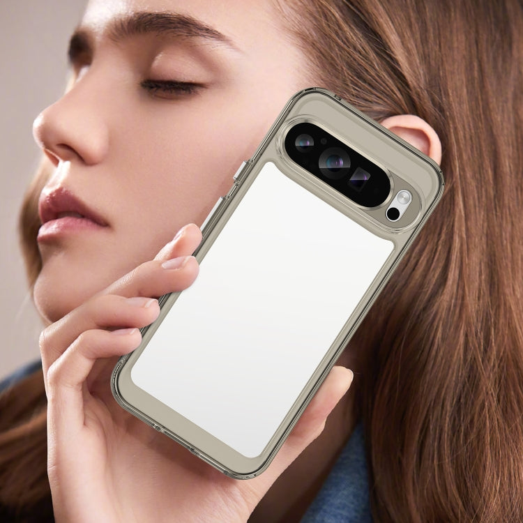 For Google Pixel 9 Pro XL Colorful Series Acrylic Hybrid TPU Phone Case