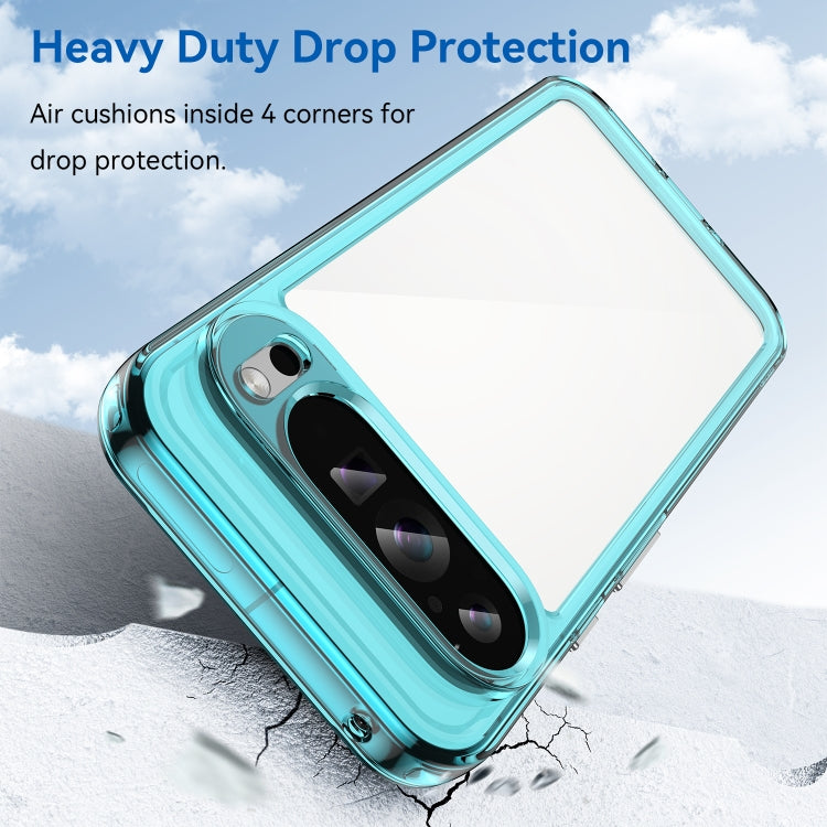 For Google Pixel 9 Pro XL Colorful Series Acrylic Hybrid TPU Phone Case