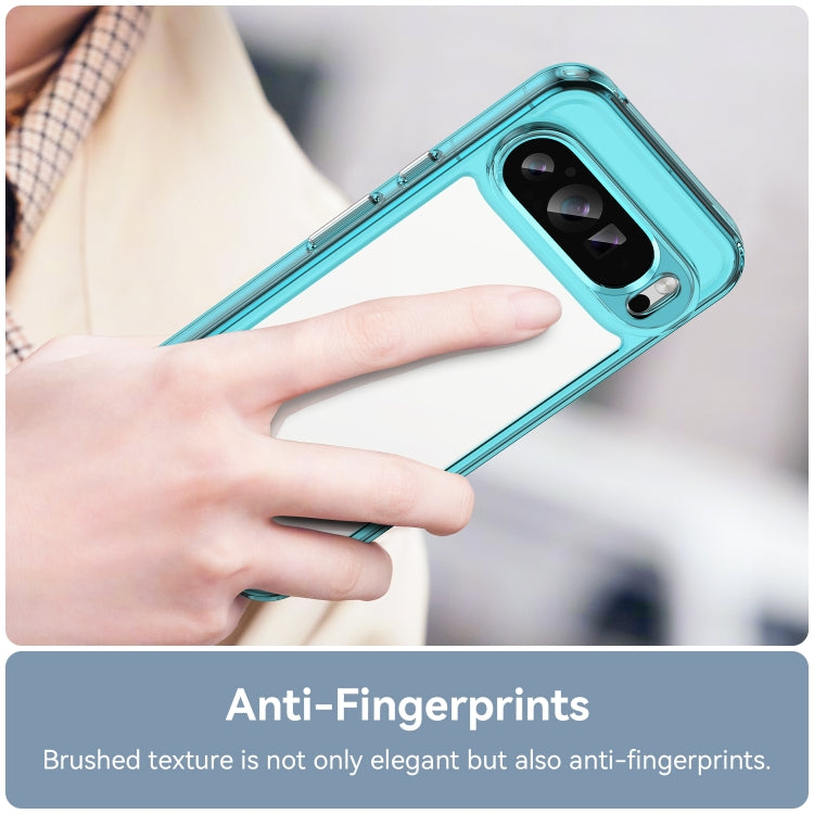 For Google Pixel 9 Pro XL Colorful Series Acrylic Hybrid TPU Phone Case