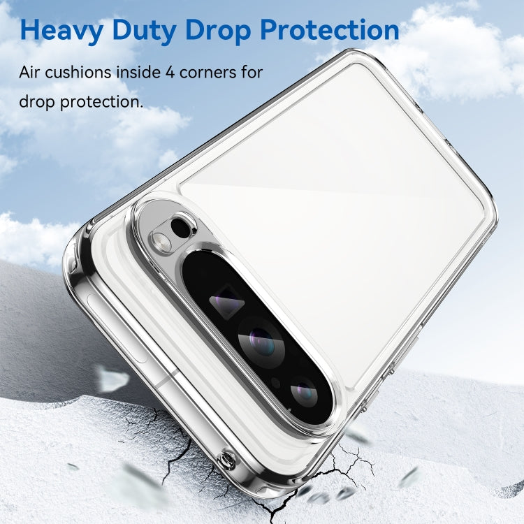 For Google Pixel 9 Pro XL Colorful Series Acrylic Hybrid TPU Phone Case
