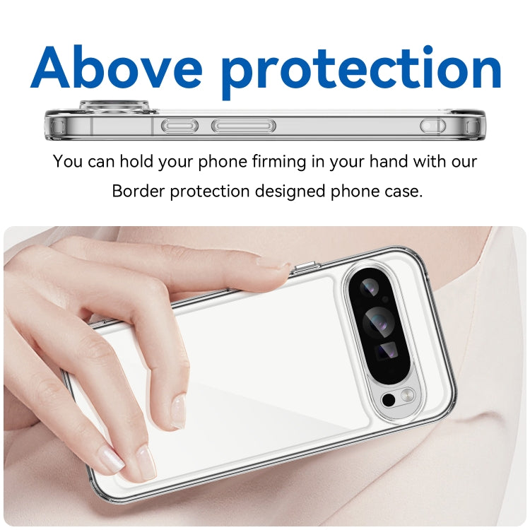For Google Pixel 9 Pro XL Colorful Series Acrylic Hybrid TPU Phone Case