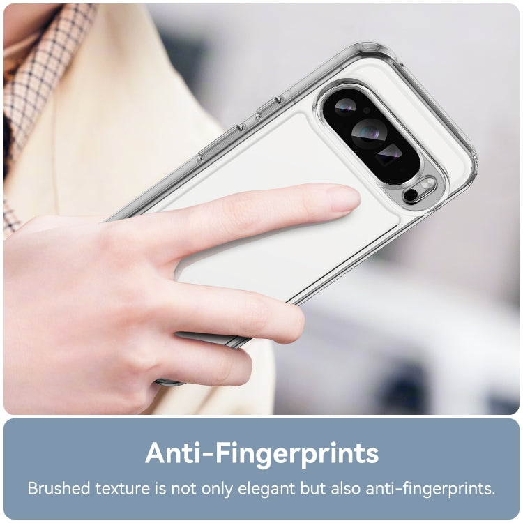 For Google Pixel 9 Pro XL Colorful Series Acrylic Hybrid TPU Phone Case