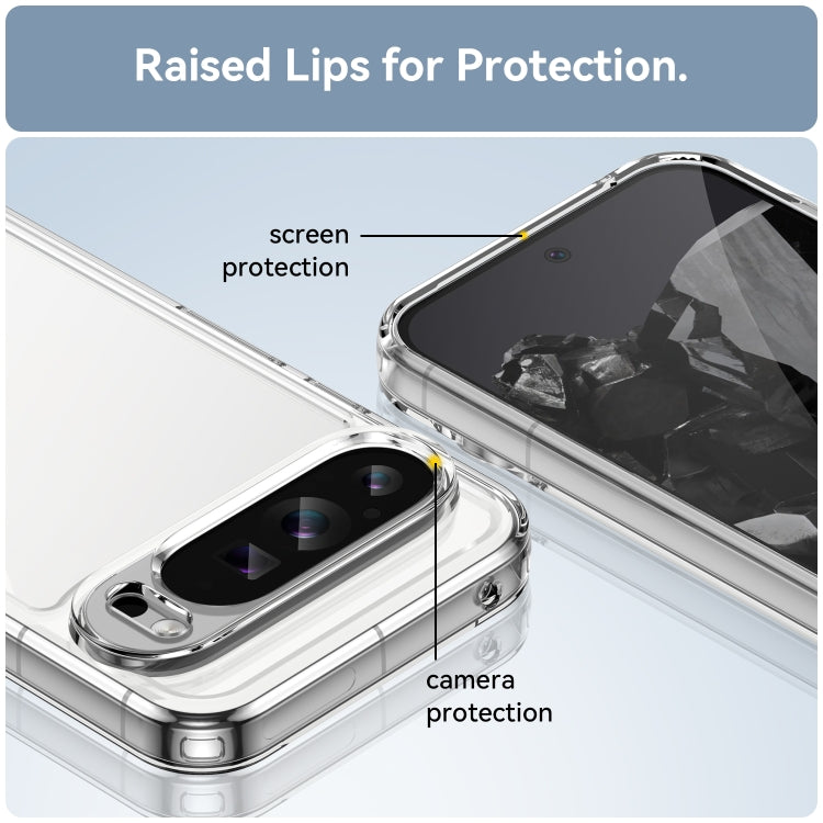 For Google Pixel 9 Pro XL Colorful Series Acrylic Hybrid TPU Phone Case